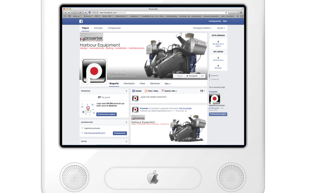Facebook para Prosertek
