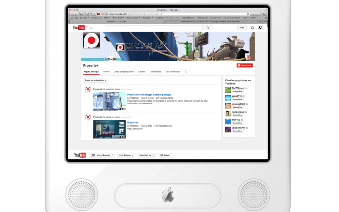 Canal YouTube Prosertek